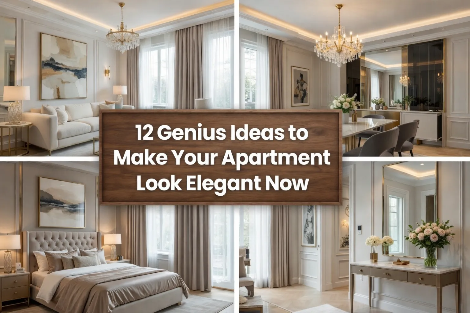 12 Genius Ideas to Make Your Apartment Look Elegant