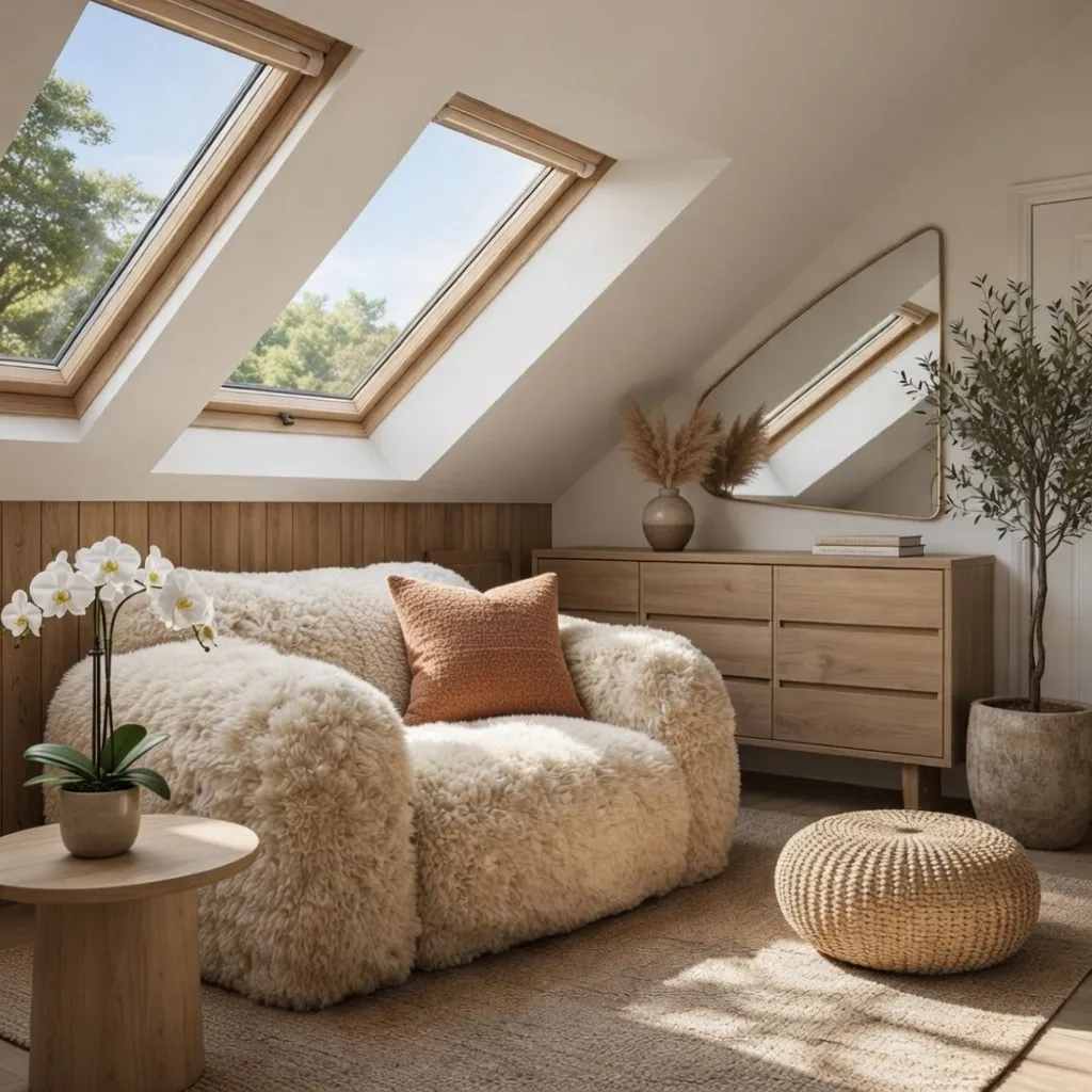 Add Texture on Short or End Walls with Sloping Ceiling Ideas