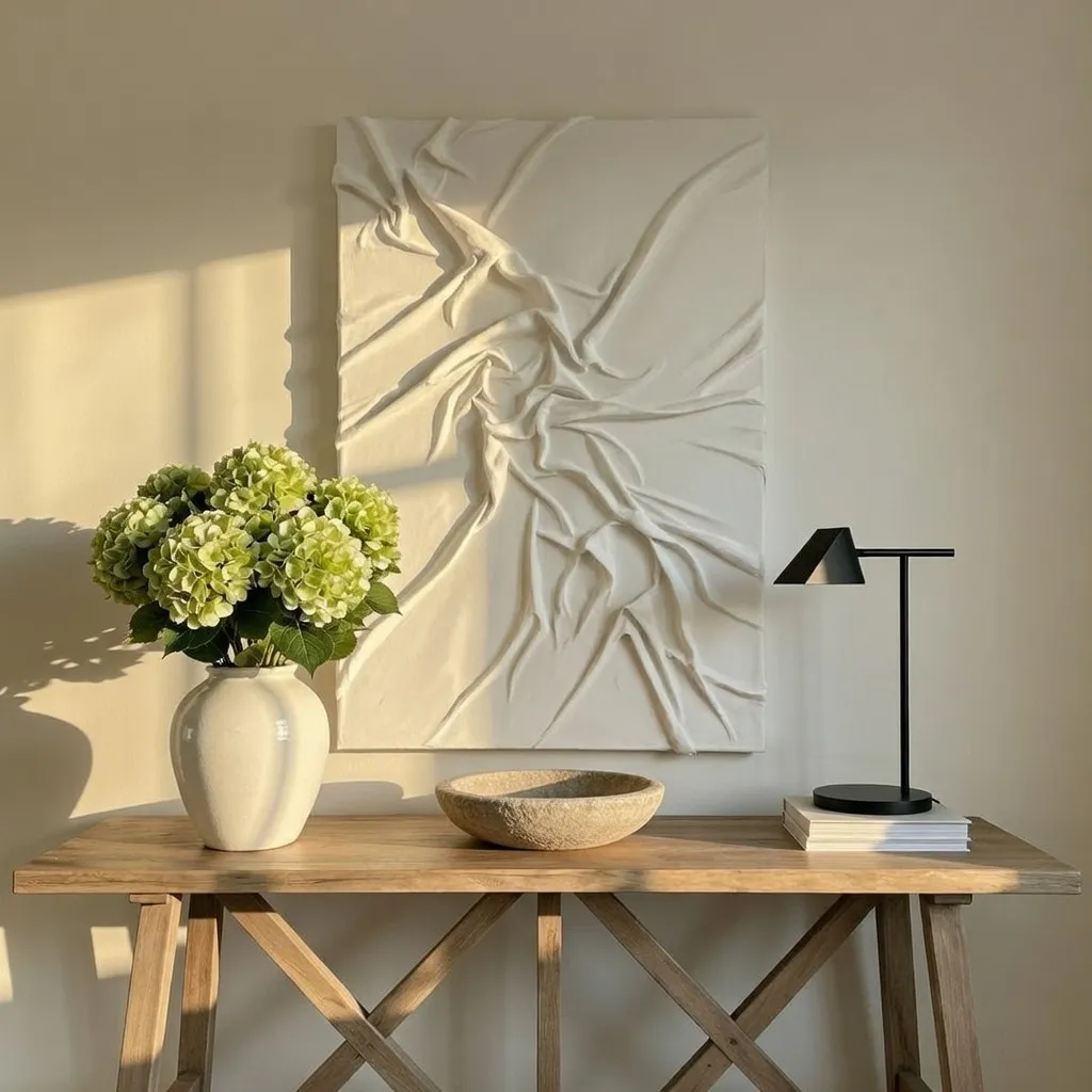 Create DIY Textured Canvas Art with Home Decor Ideas