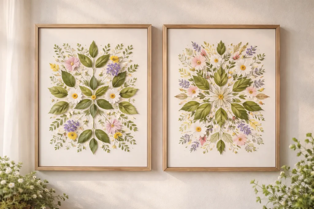 Leaf & Blossom Wall Art
DIY spring decor ideas