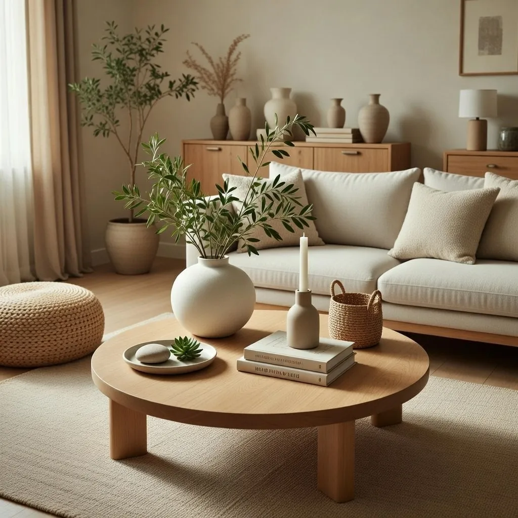 Mediterranean Eucalyptus Vibes coffee table decor ideas