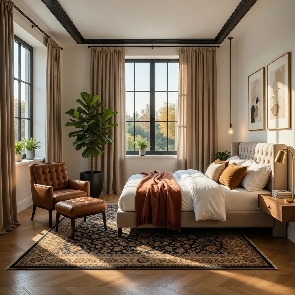 Put Curtains High Up and Make Them Really Long
