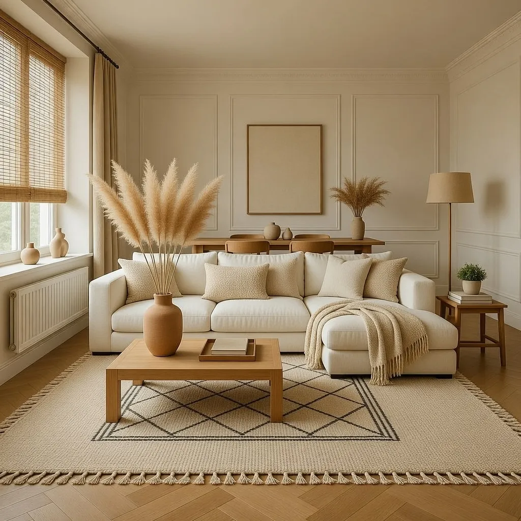 Put One Rug on Top of Another Rug to Make Apartment Look Expensive