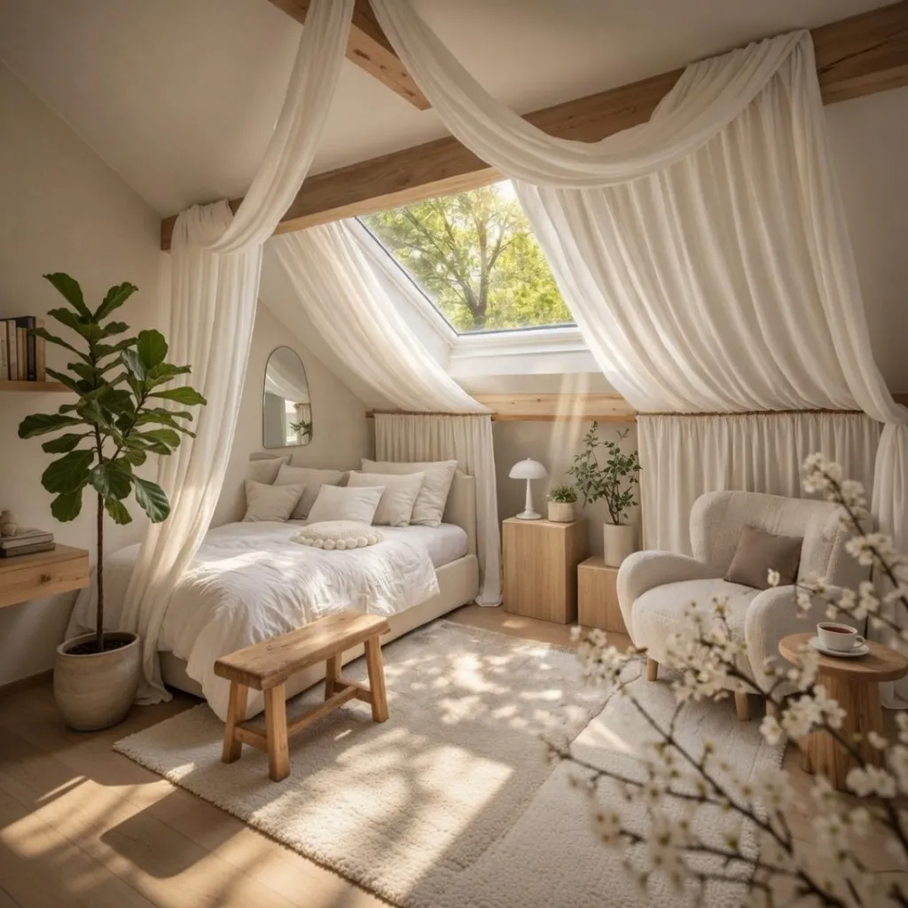 Soft Curtains or Sheer Drapes Instead of Roller Blinds